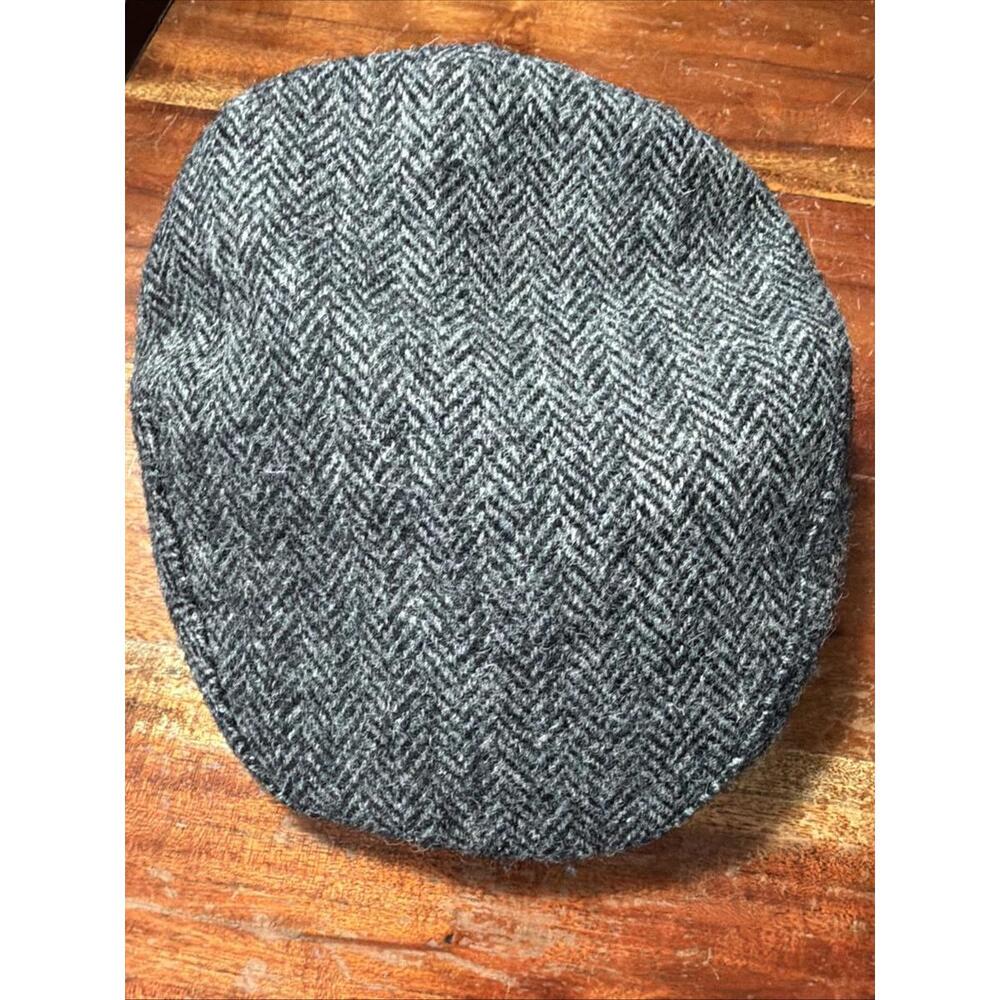 Trav'ler cap Country Gentleman Harris Tweed Scottish Wool Hand Woven New 7 1/4 - Picture 2 of 10